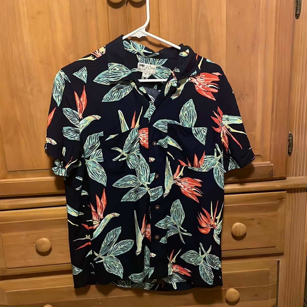 Medium J Crew Hawaiian Button Shirt